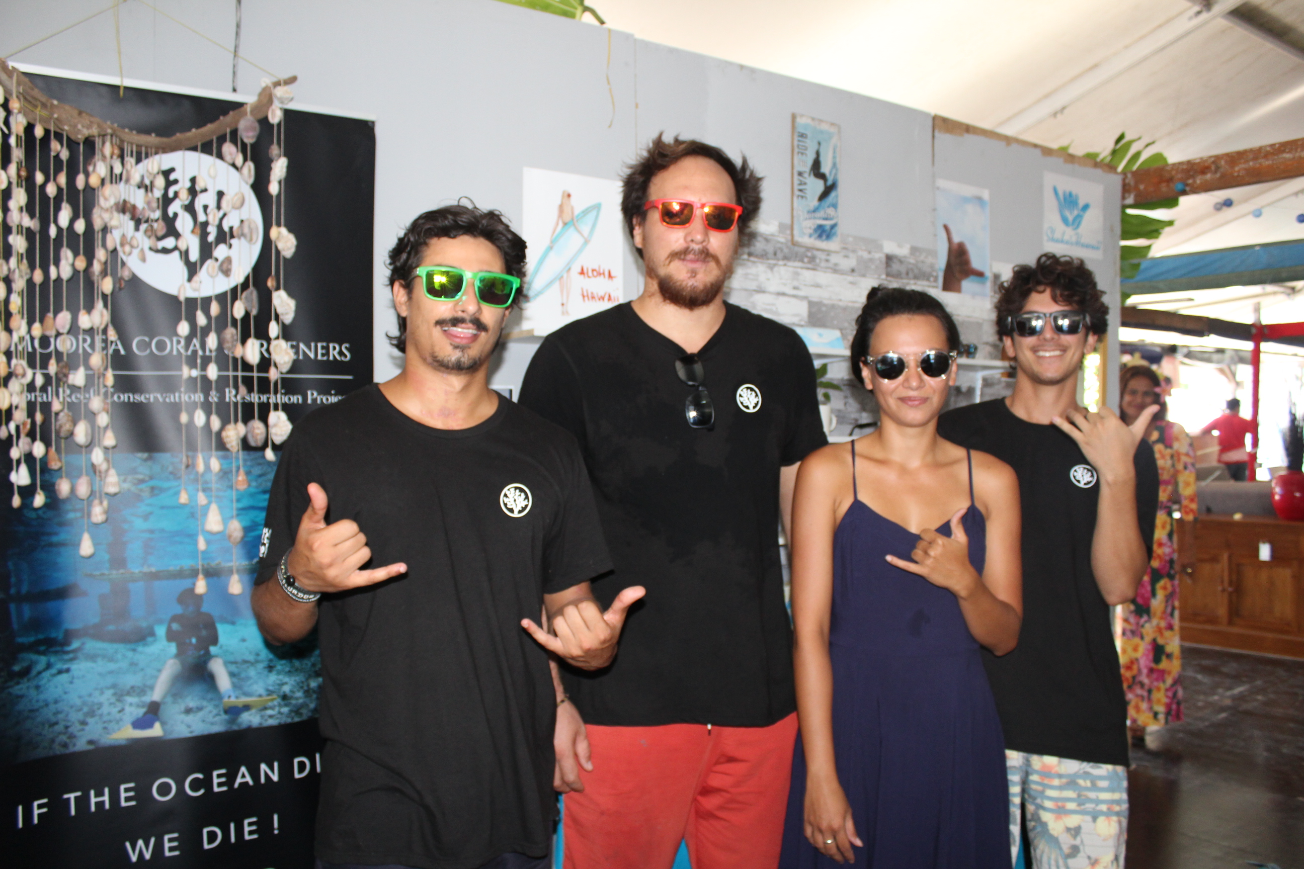 Achetez une paire de lunettes et participez à la préservation du corail de Moorea avec l'association Moorea Coral Gardeners.