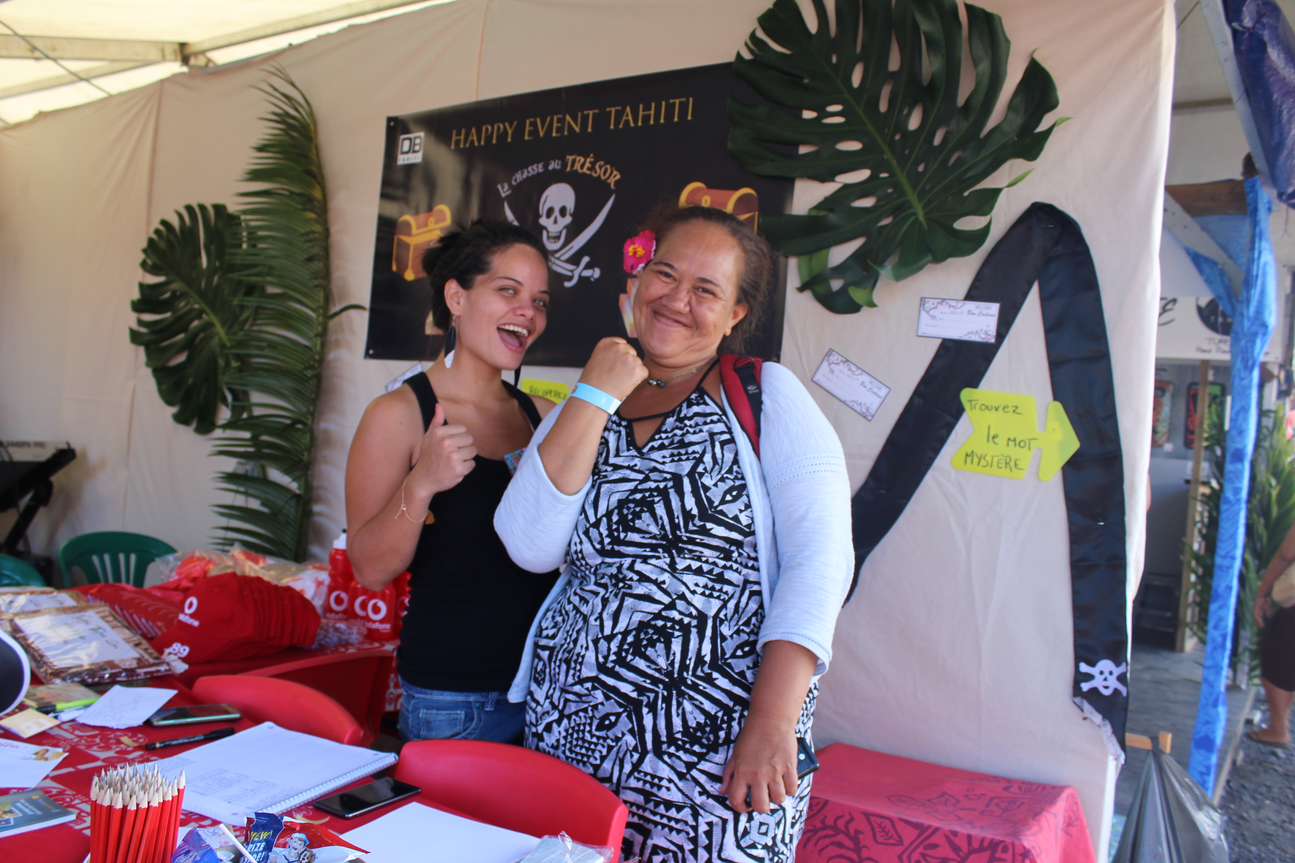 Raihei Dudès a conçu une chasse au trésor ludique à travers la foire.