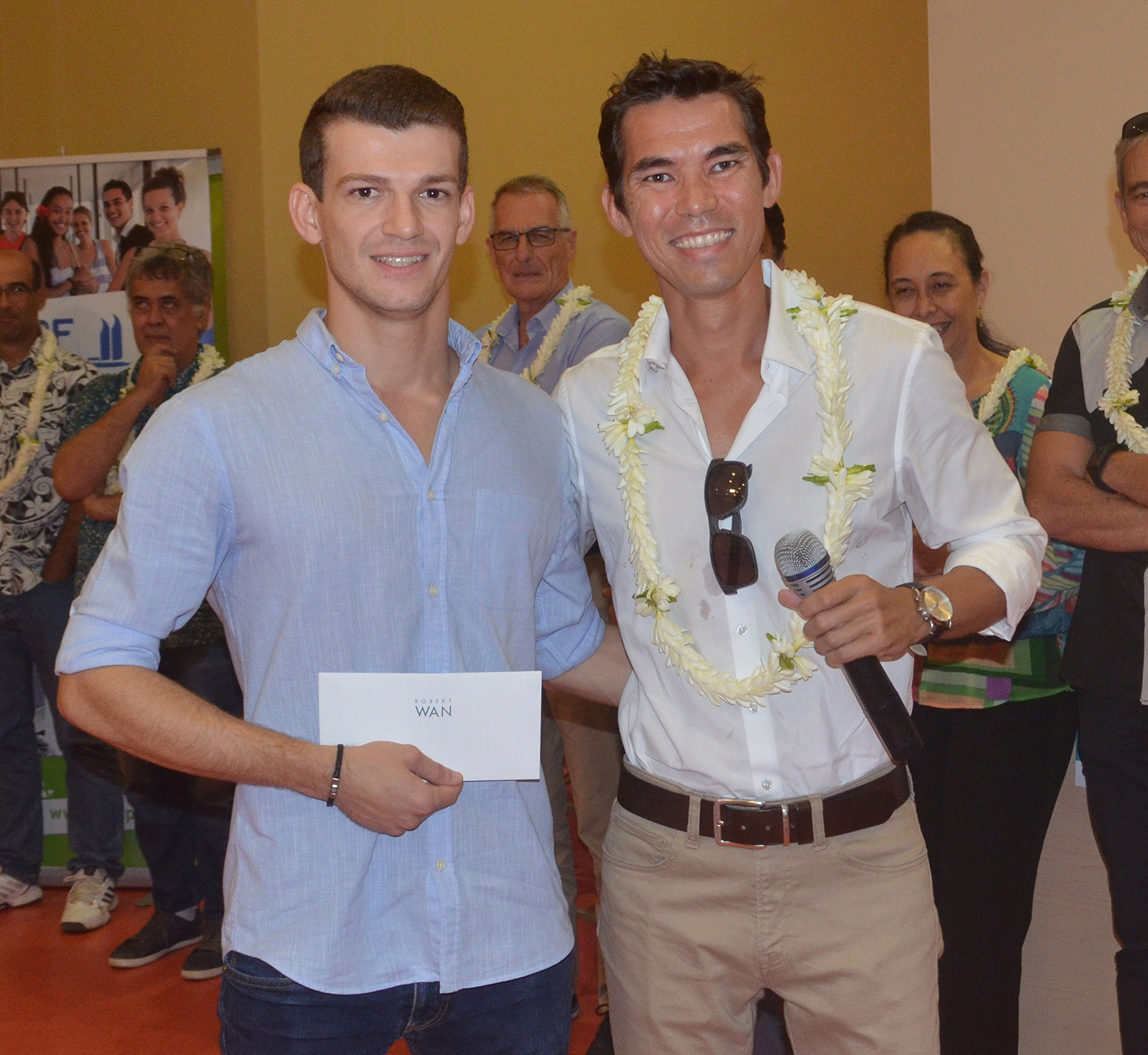 Le prix du meilleur poster a été remis à Tony Gardon. Il étudie l'impact des micro- et nanoplastiques sur l’huître perlière.