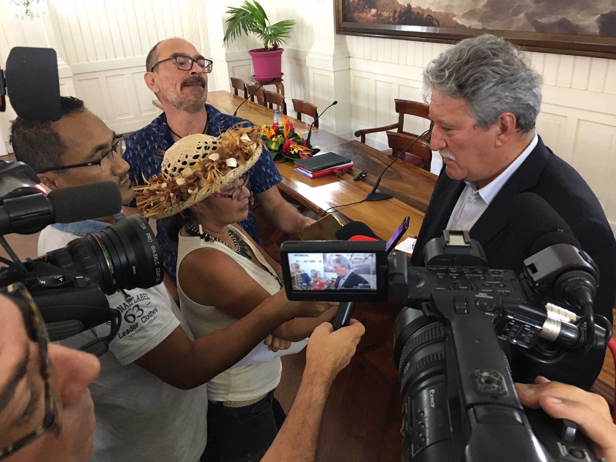 Jean-Christophe Bouissou, mercredi lors de la conférence de presse donnée à l'issue du Conseil des ministres.