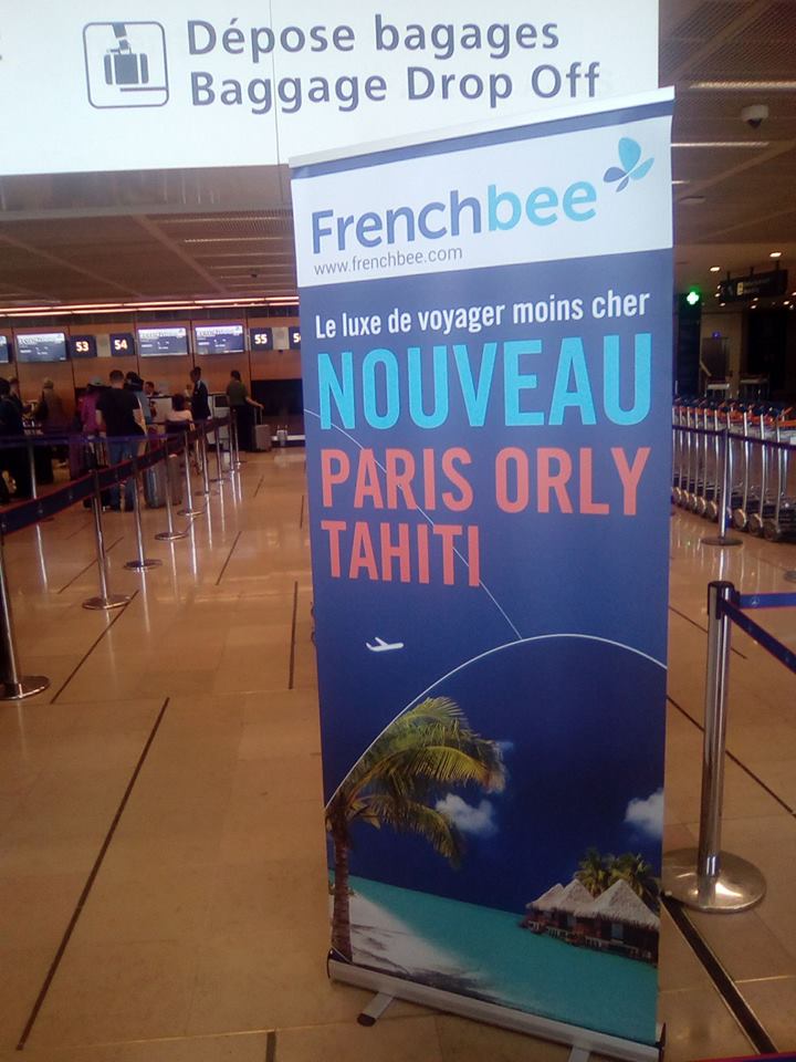 Tahiti Infos  en direct de l'A 350 de French Bee à destination de Tahiti