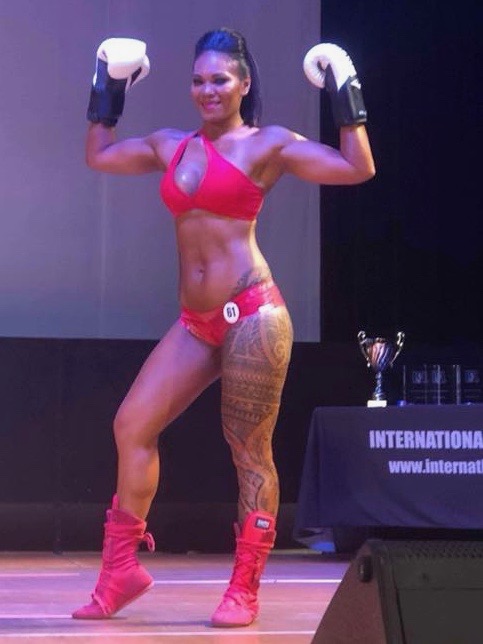 C'était une première concluante pour la redoutable boxeuse Edith Tavanae