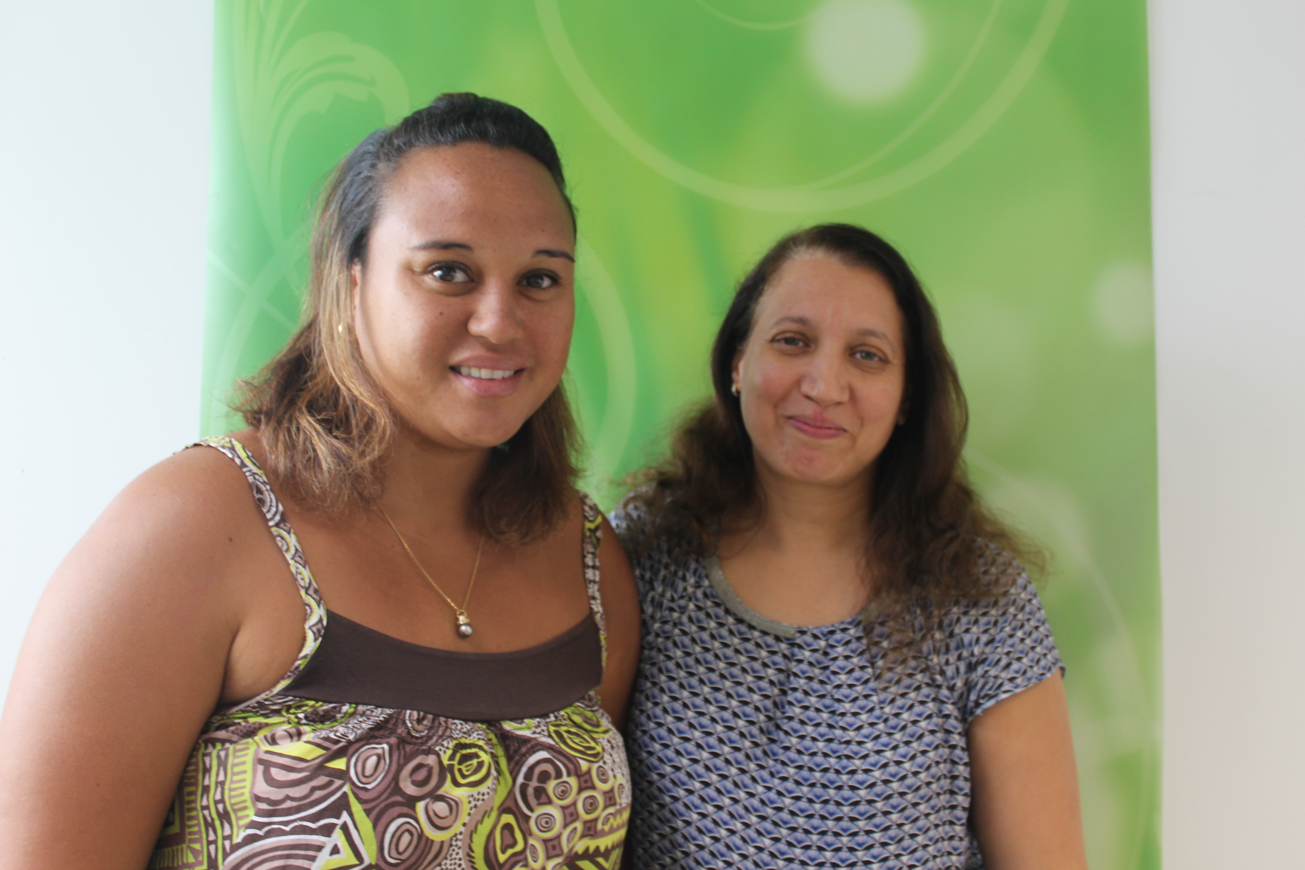 Tilda Maruhi, assistante sociale à la Protection judiciaire de la jeunesse et Fouzia Tamba, psychologue à la Protection judiciaire de la jeunesse.