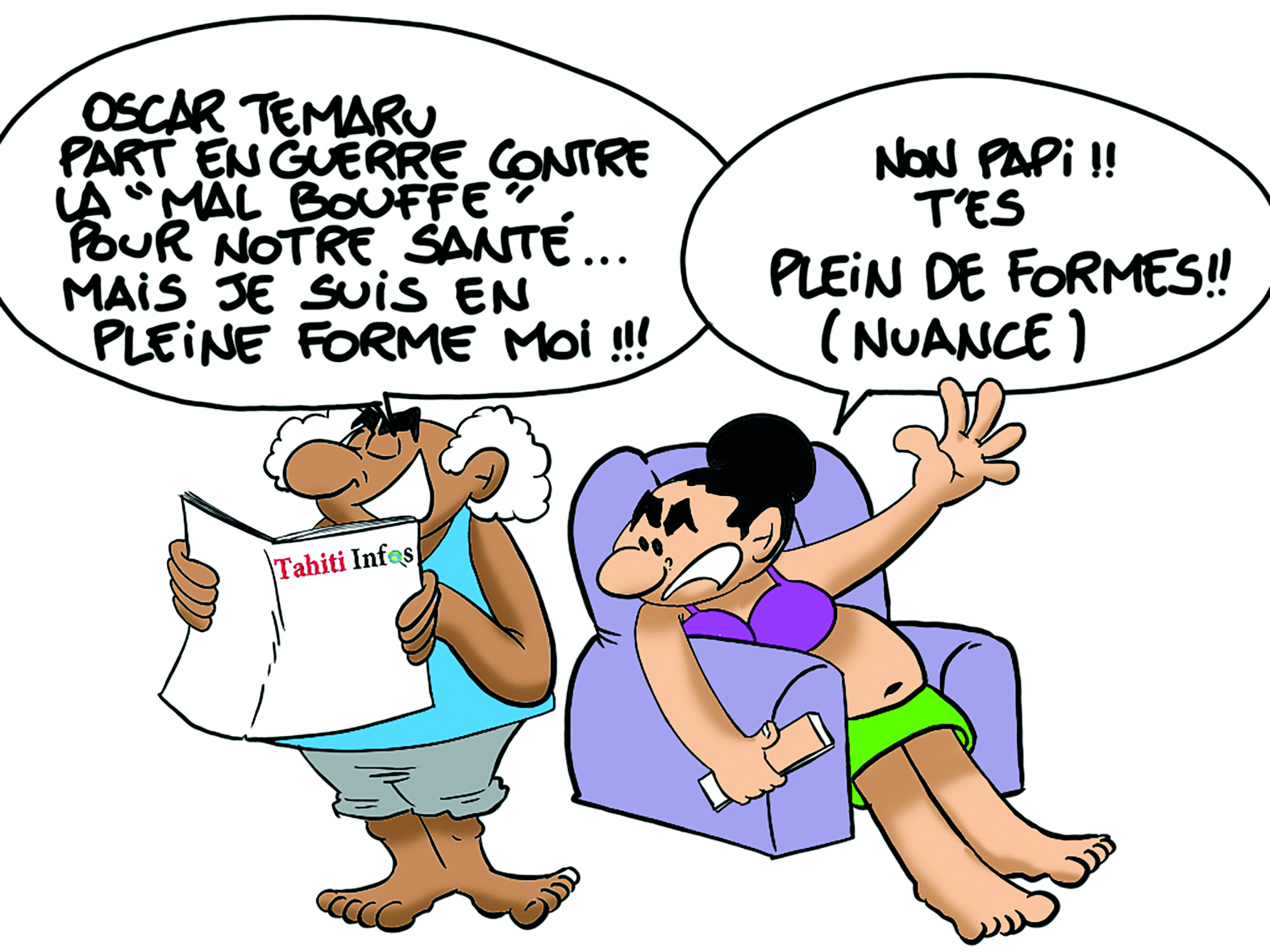 " Faa'a : La lutte contre la malbouffe " par Munoz