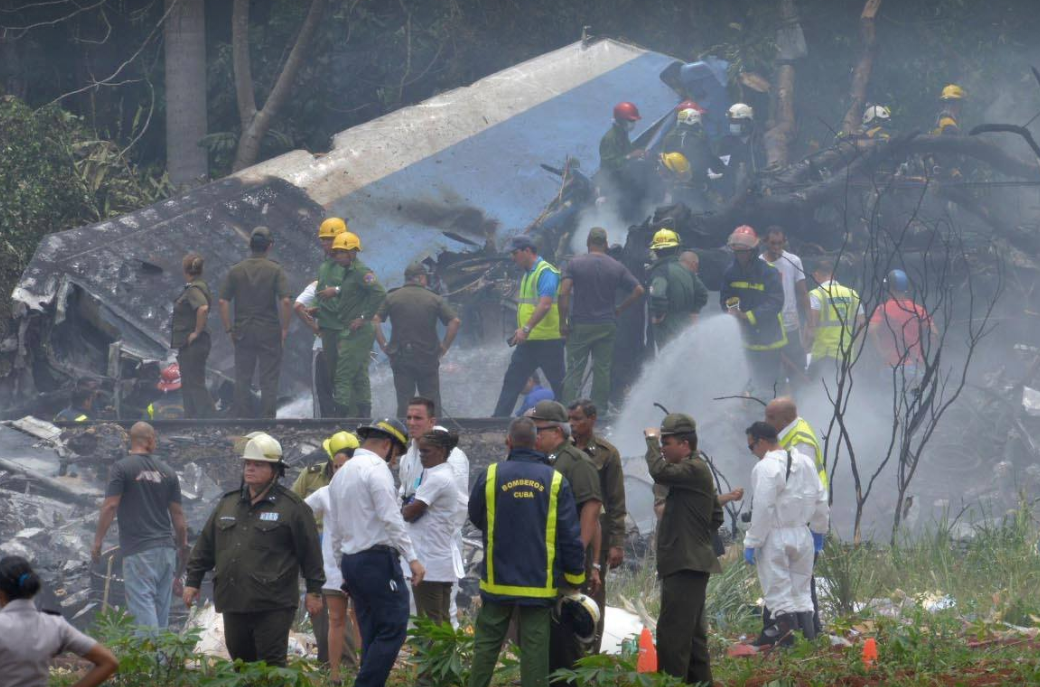 Cuba: un avion s'écrase à La Havane avec plus de 100 passagers à bord, 3 survivants