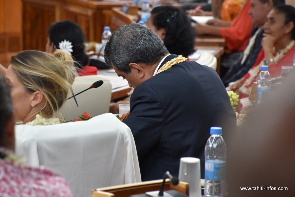 Edouard Fritch promet un train de réformes "indispensables"