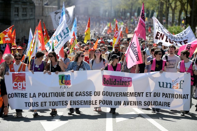 Les fonctionnaires manifestent pour leur statut et les services publics