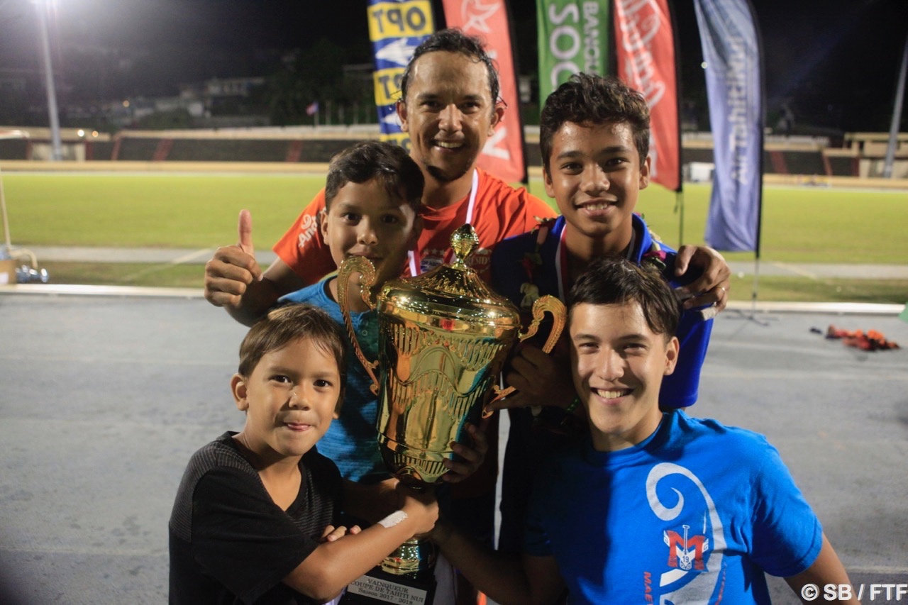 Marama Vahirua, heureux de remporter cette Coupe de Tahiti Nui