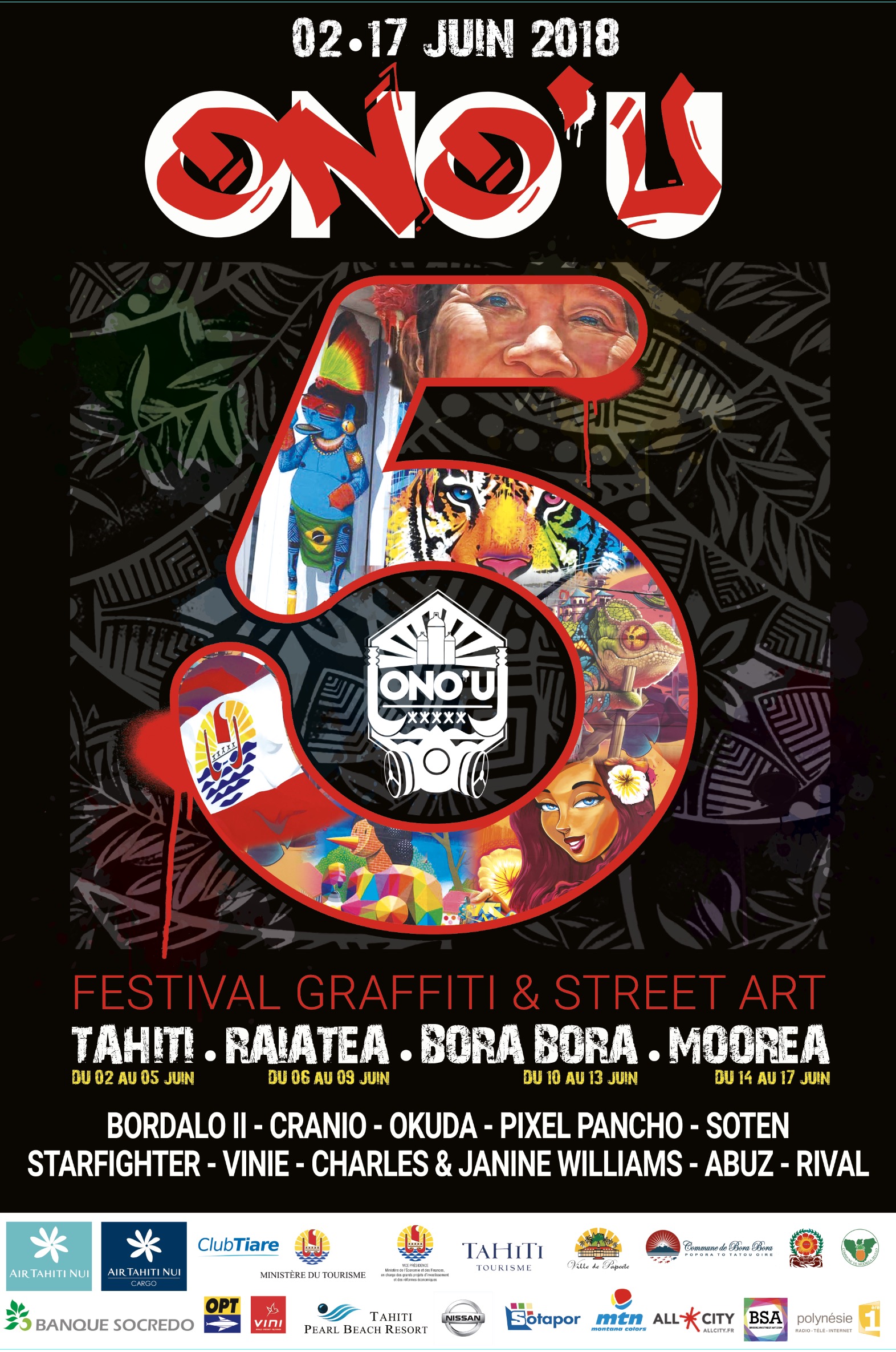 Street Art: tout ce qu'il faut savoir sur le festival Ono'u 2018