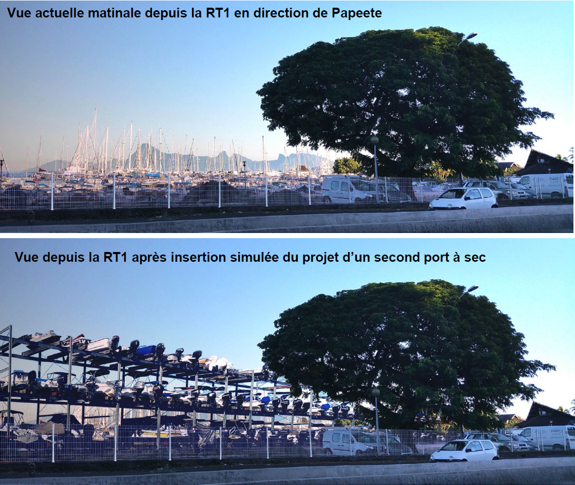 Les riverains de la Marina Taina s'opposent à un second port à sec