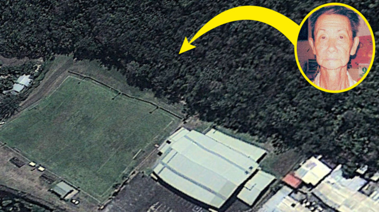 Le squelette a été retrouvé en montagne, dans la forêt au-dessus du stade de l'AS Dragon à Titioro, sur l'indication des suspects.