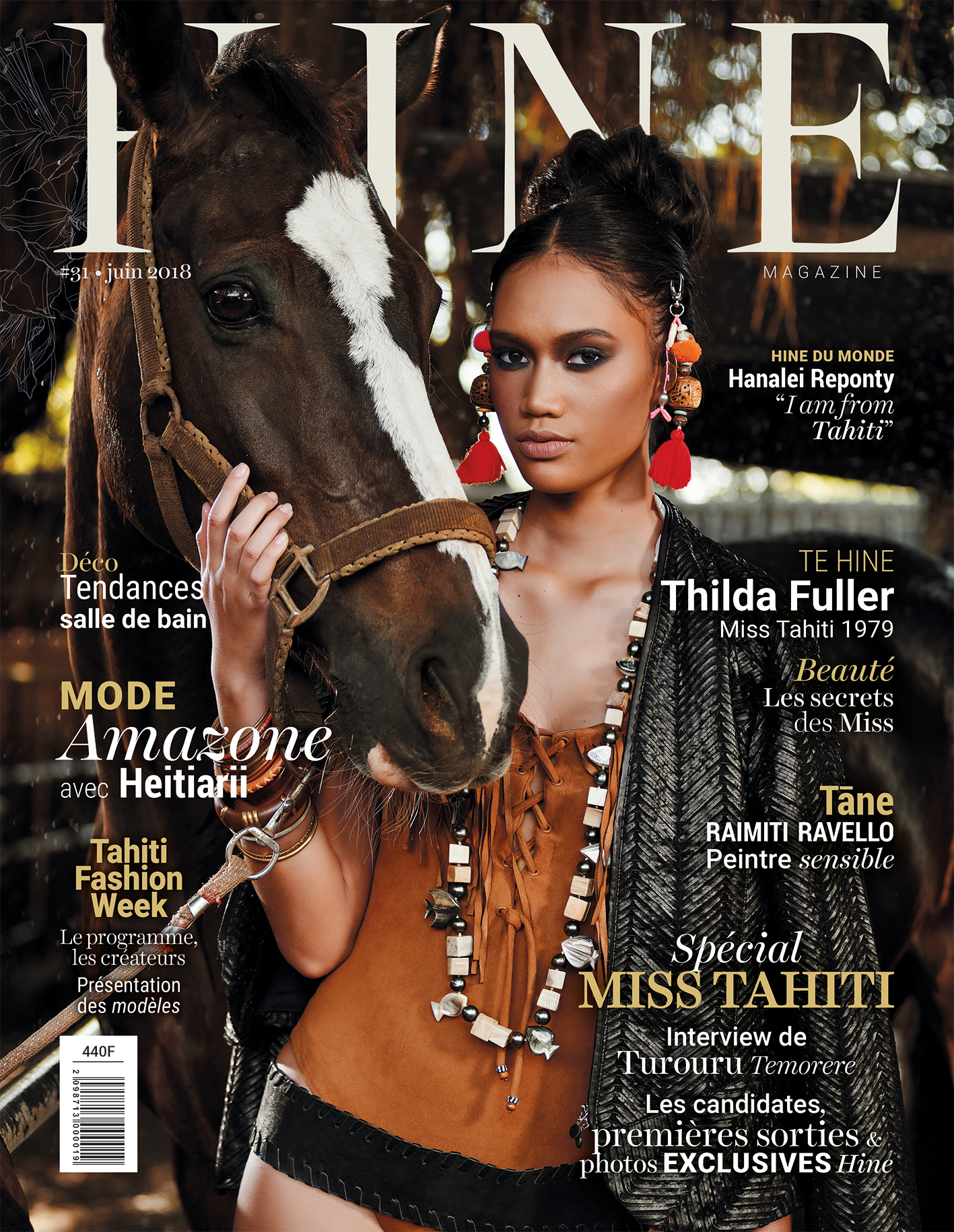 À la Une de Hine Magazine, juin 2018