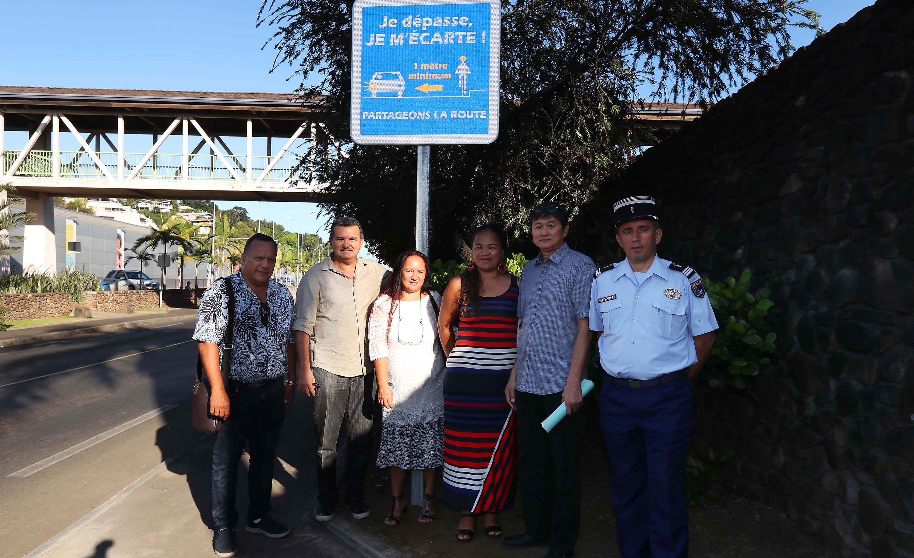 "Je dépasse, je m'écarte", un panneau pour protéger les cyclistes