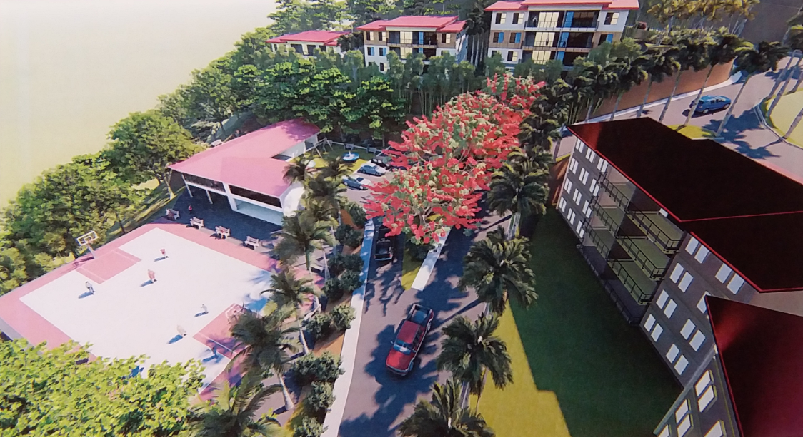 Le projet de lotissement Terua vise à créer pas moins de 224 logements (40 F2, 76 F3, 68 F4 et 32 F5) répartis sur 27 bâtiments.