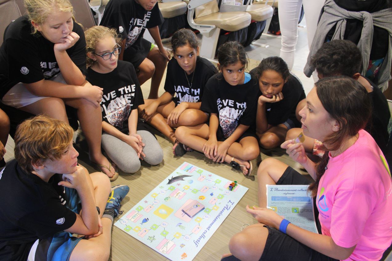 Un jeu de l’oie un peu particulier, où un mauvais geste pour la planète peut faire reculer de trois cases.