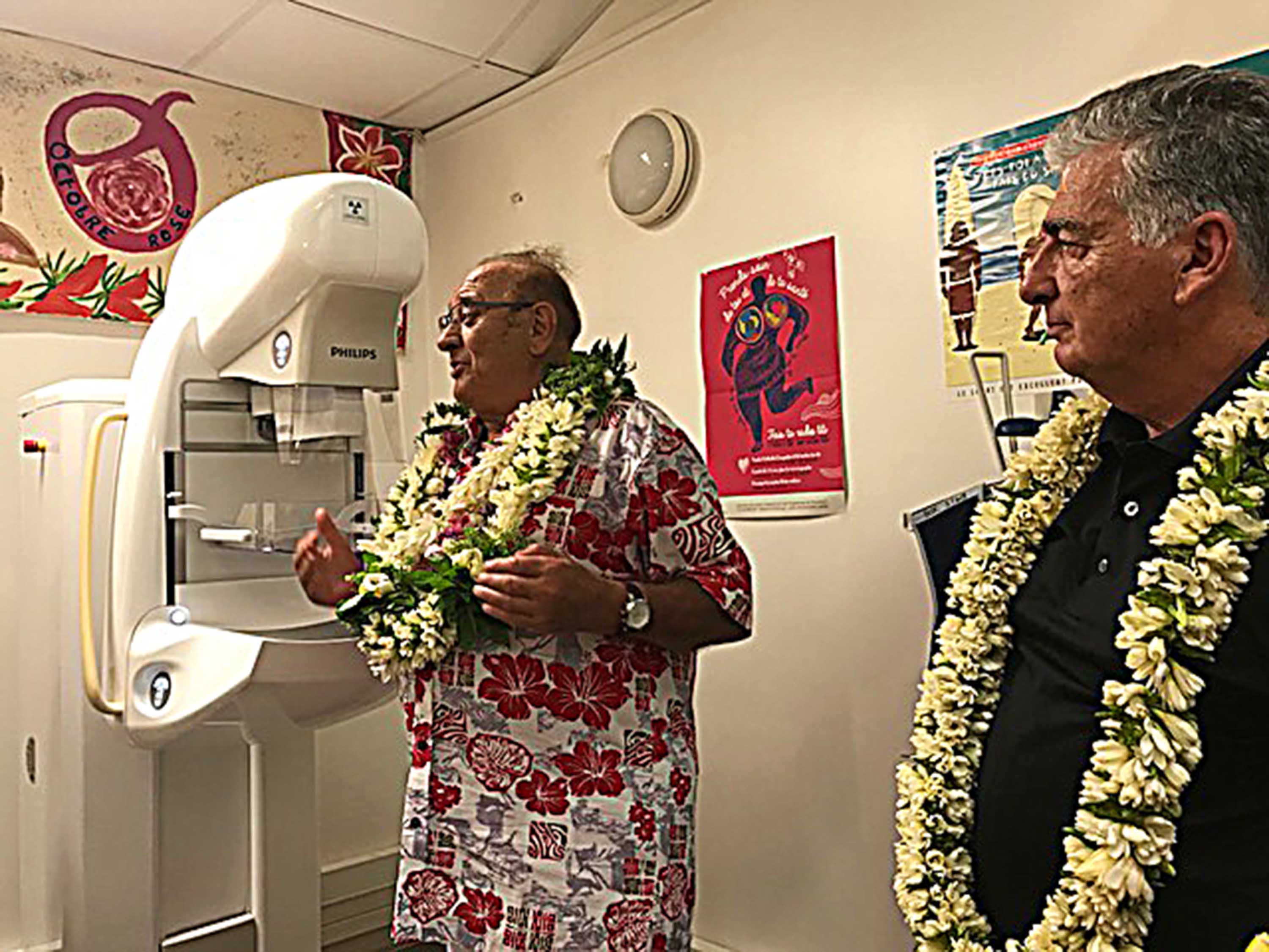 Un mammographe inauguré à l'hôpital de Nuku Hiva