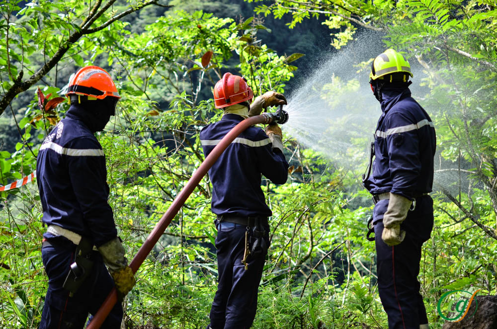 Lutte contre les feux de forêts : quinze pompiers en formation
