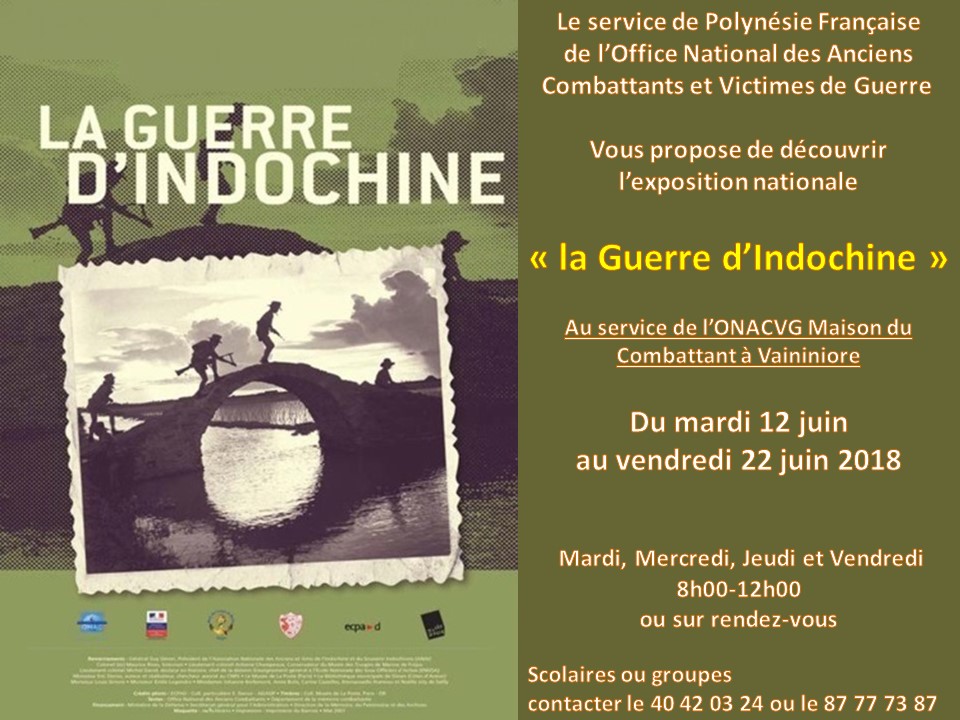 La Guerre d’Indochine, nouvelle exposition à la Maison du combattant