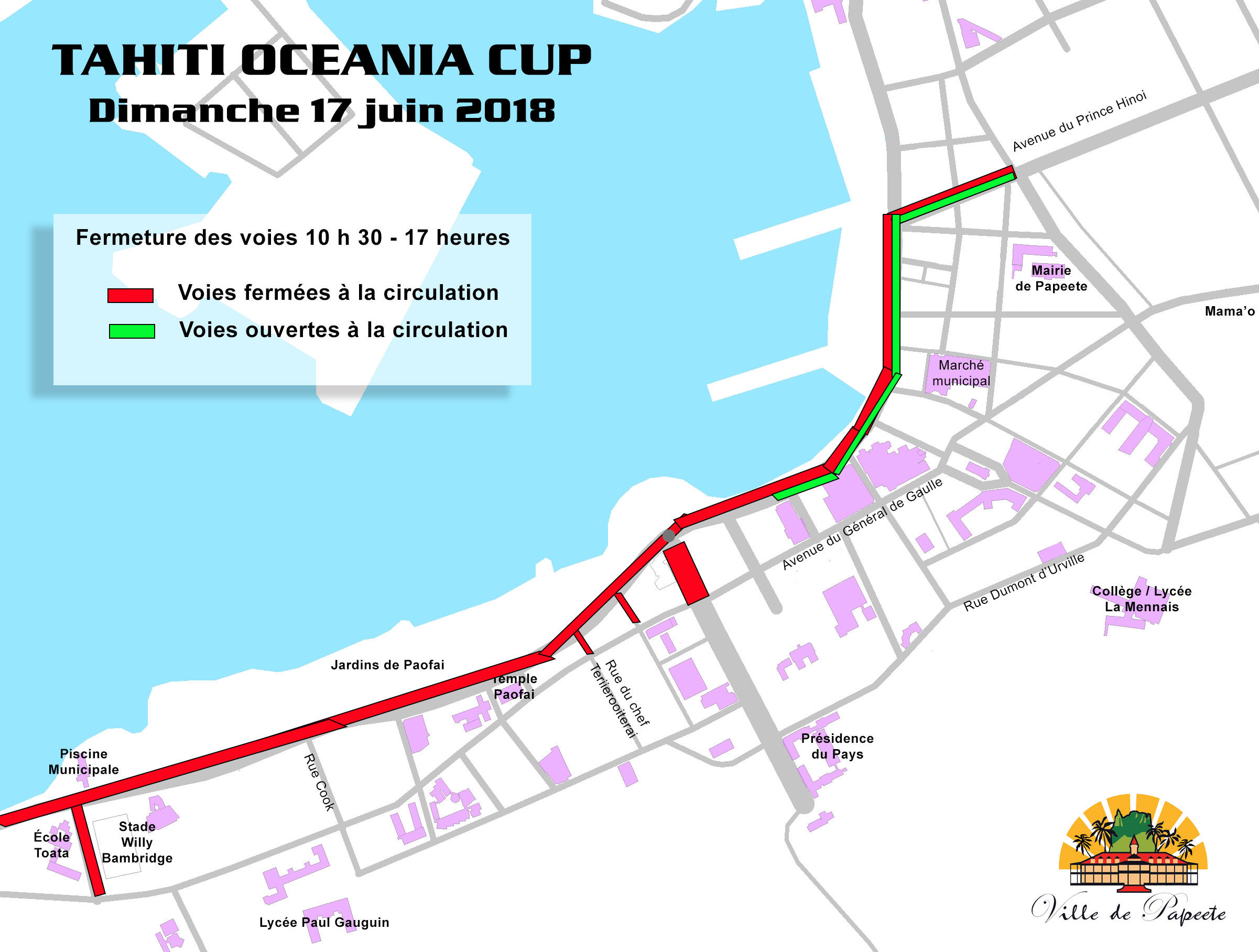 Le front de mer fermé à la circulation dimanche