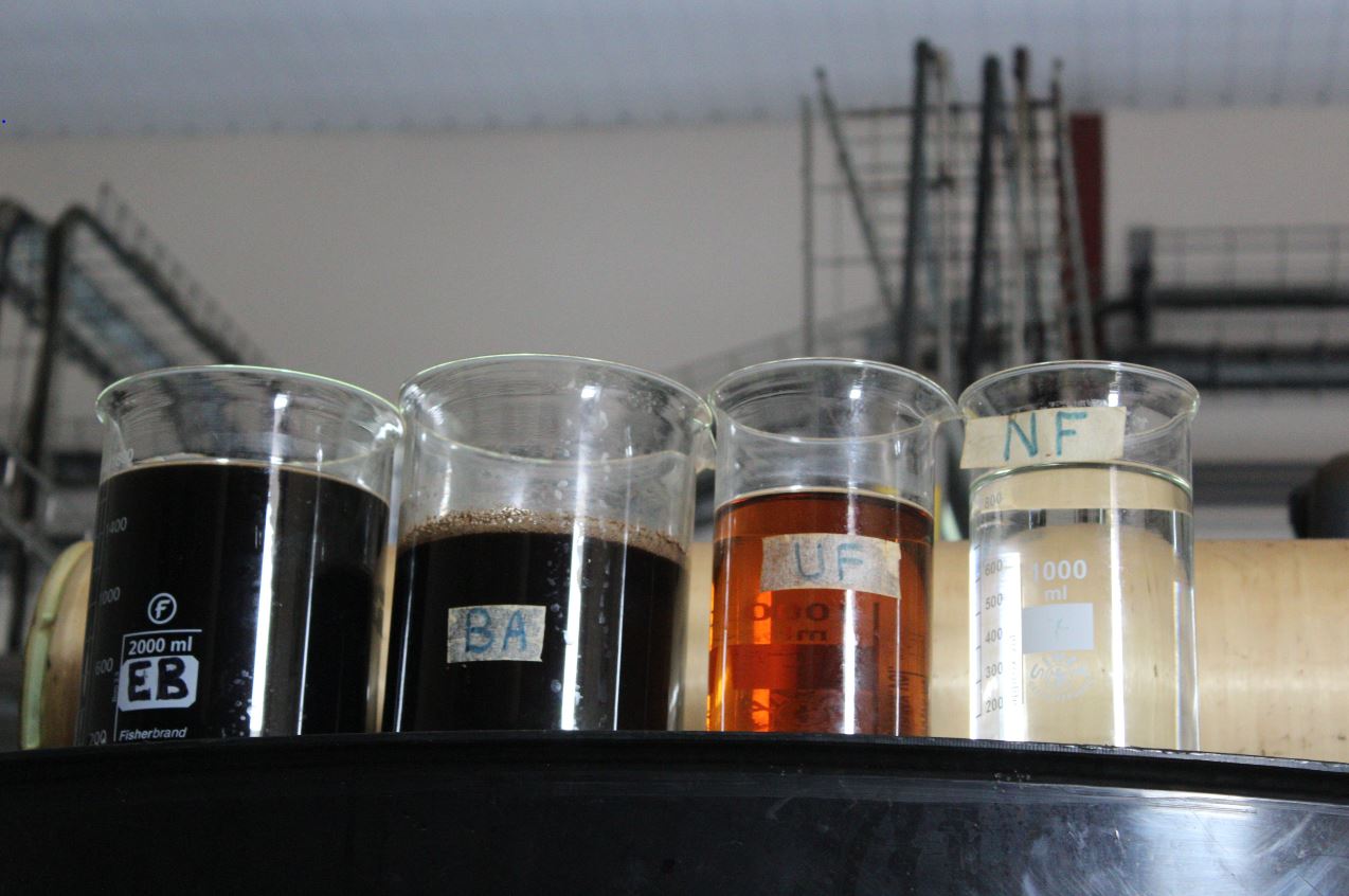 La station d'épuration permet d'obtenir une qualité d'eau dite de baignade.