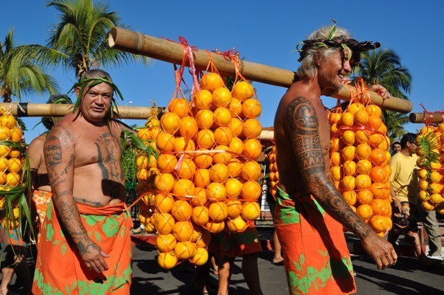 Cette année, la fête de l'orange a lieu au parc Vairai.