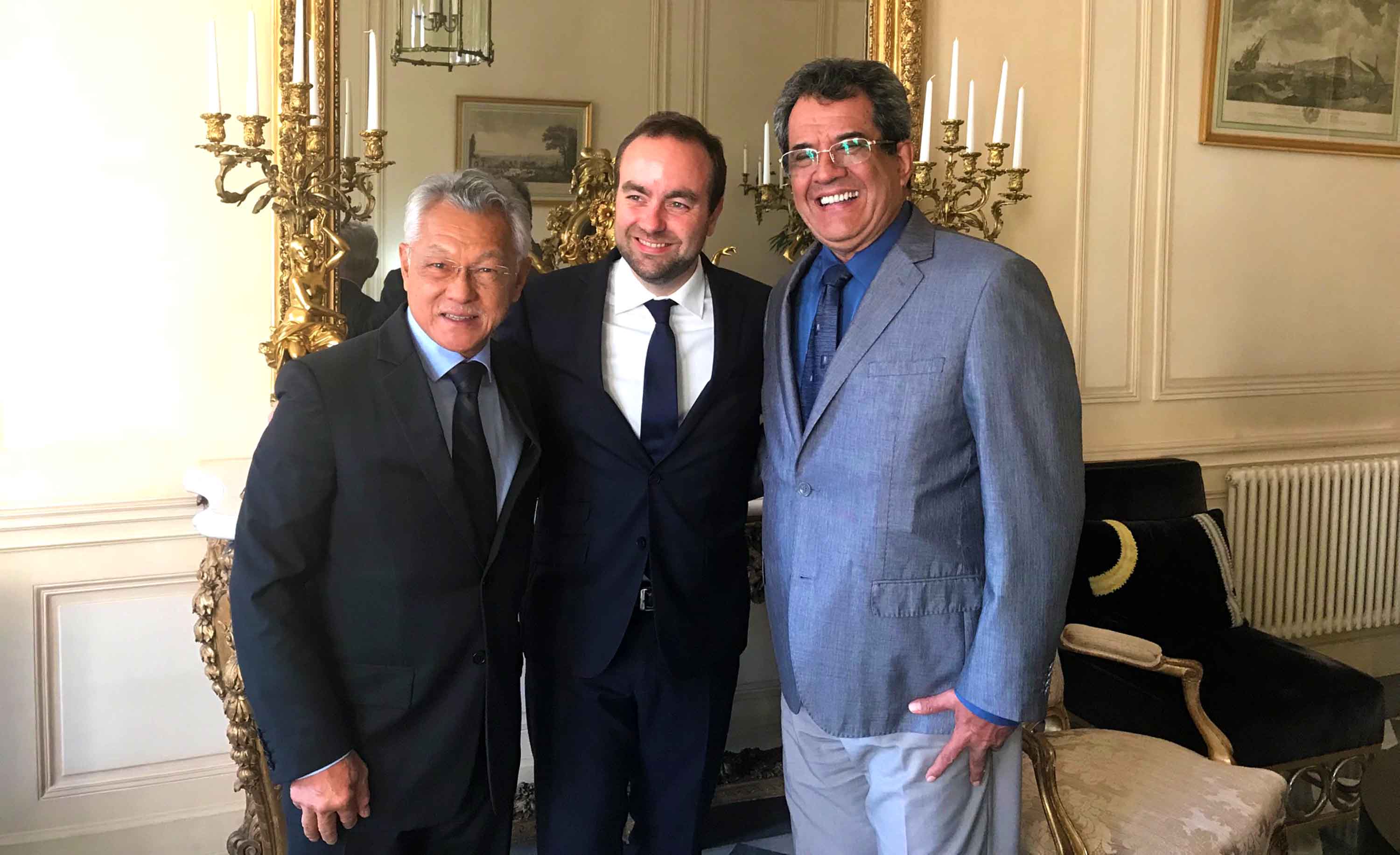 Edouard Fritch rencontre le secrétaire d'Etat Sébastien Lecornu