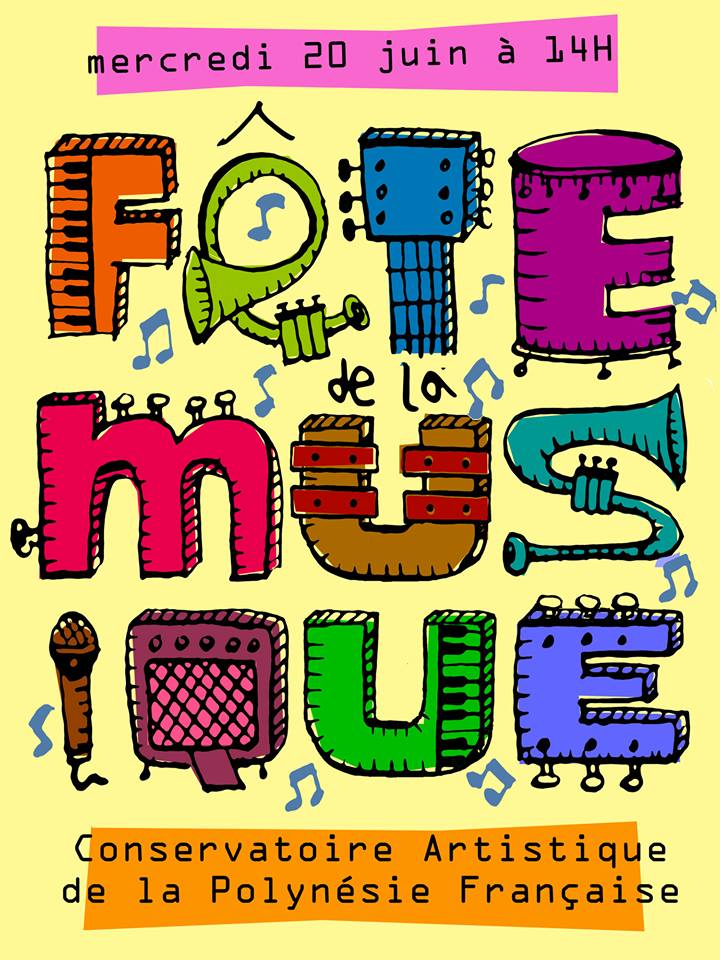 Le conservatoire fête la musique mercredi à Tipaerui