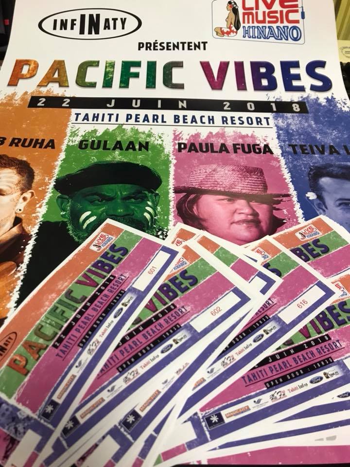 Le Pacifique chante sur scène vendredi au Tahiti Pearl Beach Resort