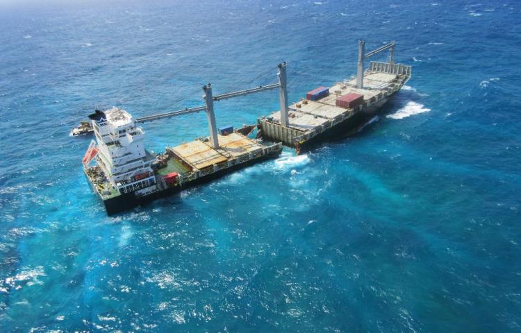 Echouement du cargo, le niveau 3 du plan Orsec déclenché