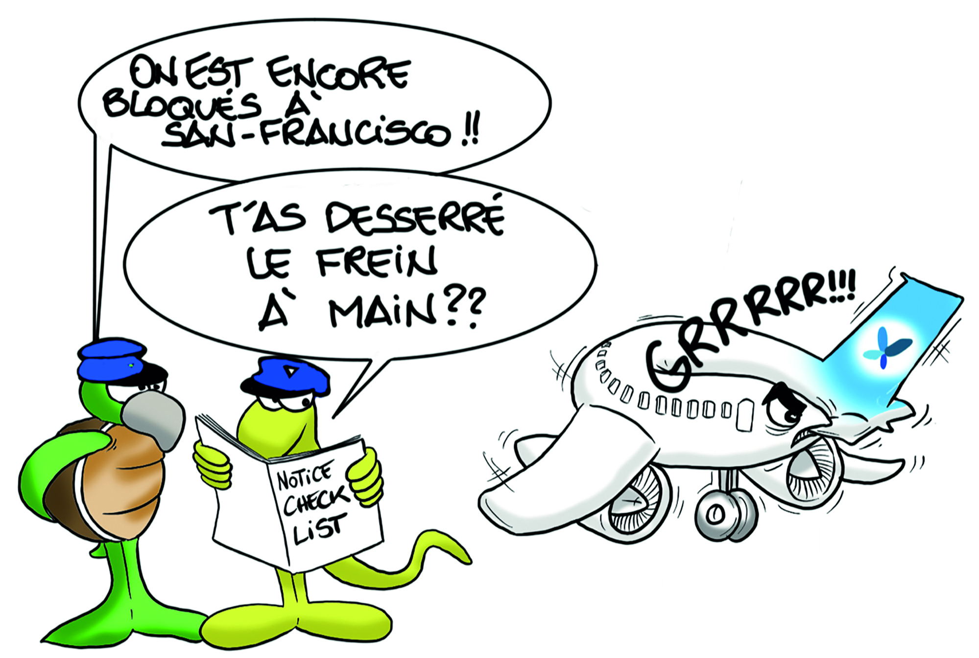 " Les retards de French bee " par Munoz