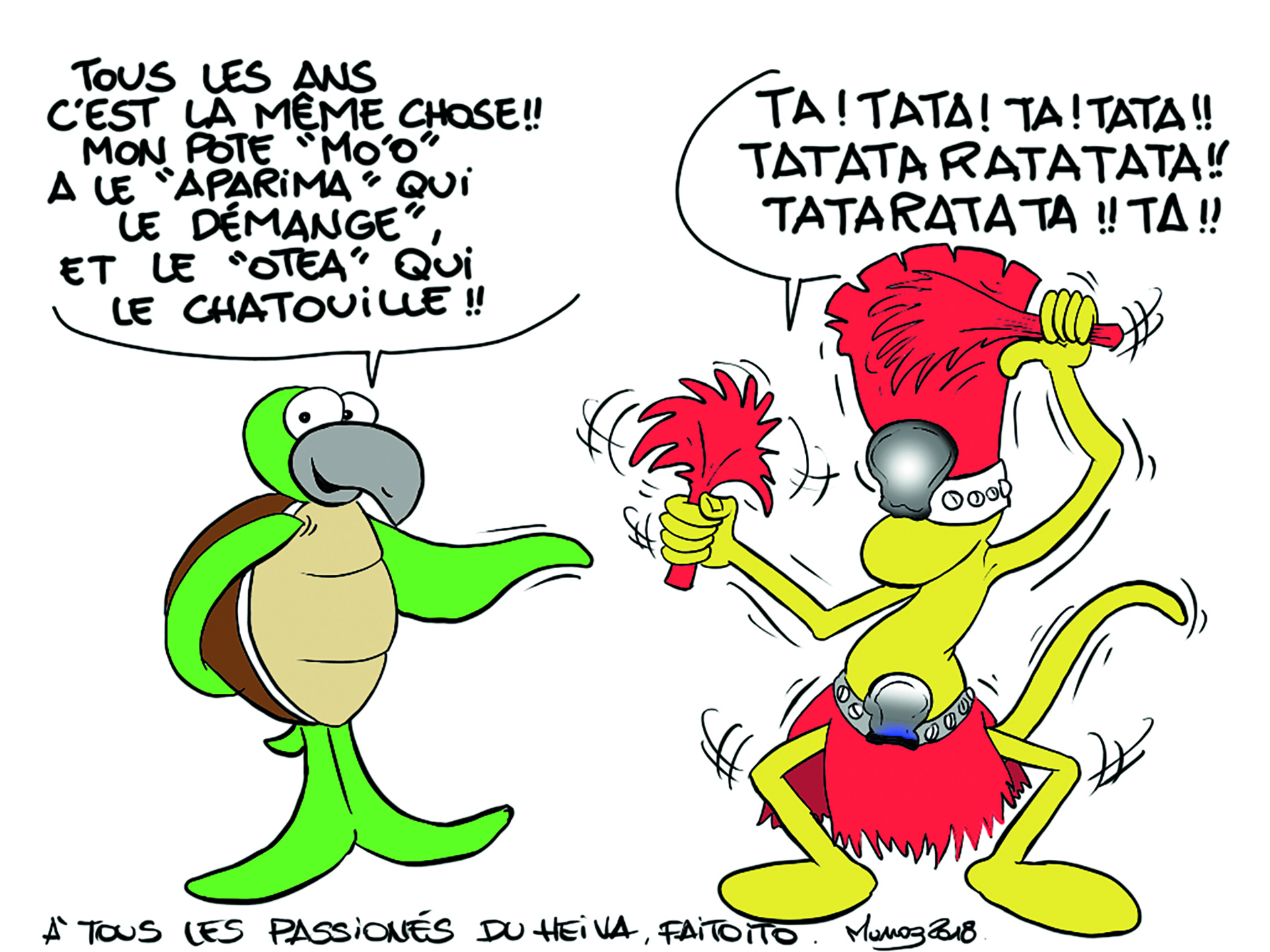 " Le Heiva i Tahiti " vu par Munoz