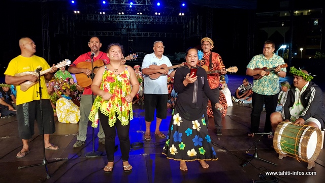 Tamarii Mahina espère séduire les membres du jury grâce aux différentes mélodies de leurs chants.