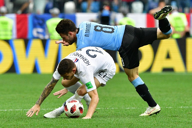 La France se qualifie pour les demies en éliminant l'Uruguay (2-0)