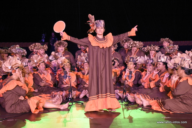 Heiva i Tahiti : la prestation de "Tamari'i Mahina" en photos