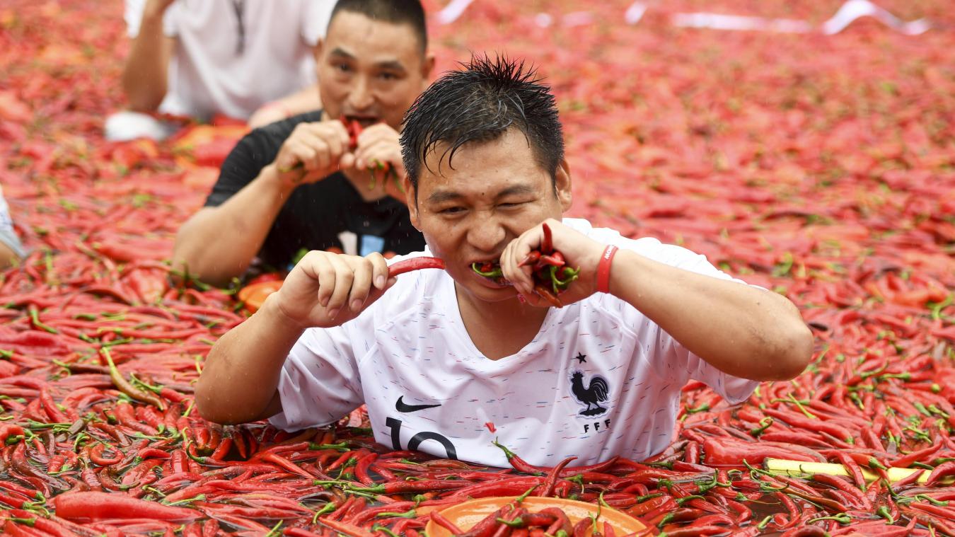 Chine : il avale 50 piments en une minute