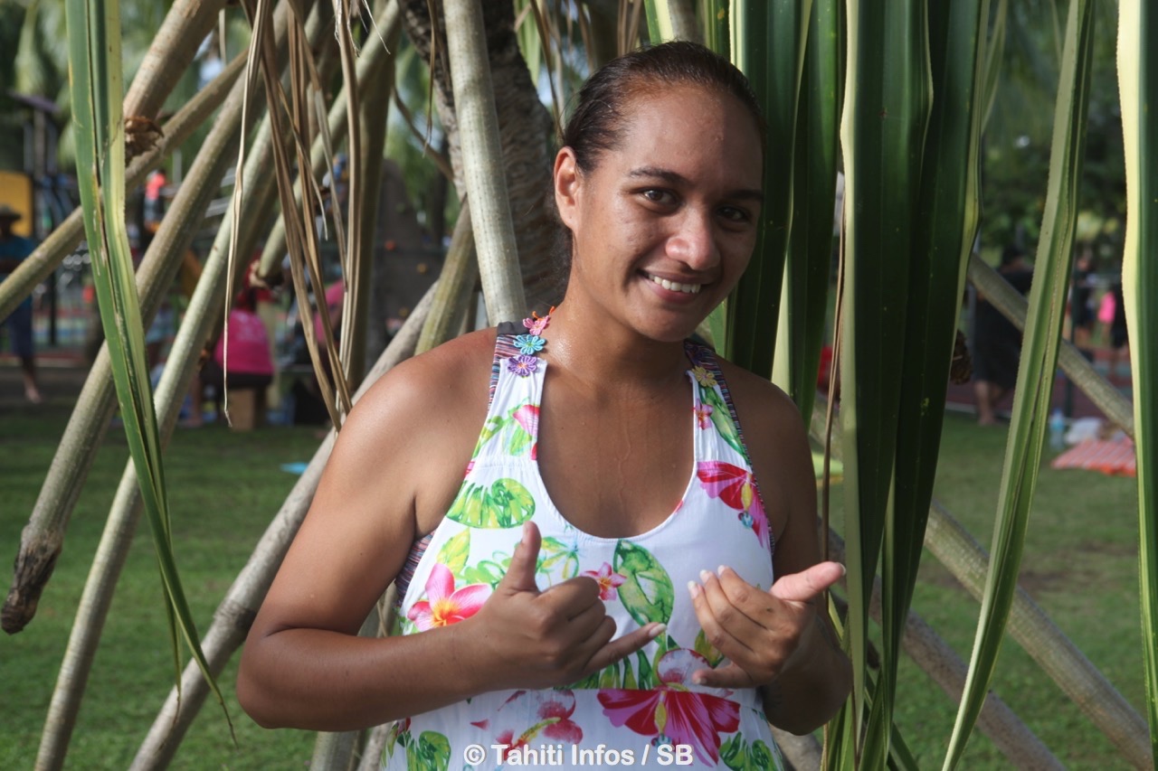 Vaiarava Roopinia participait à Tahiti pour la première fois