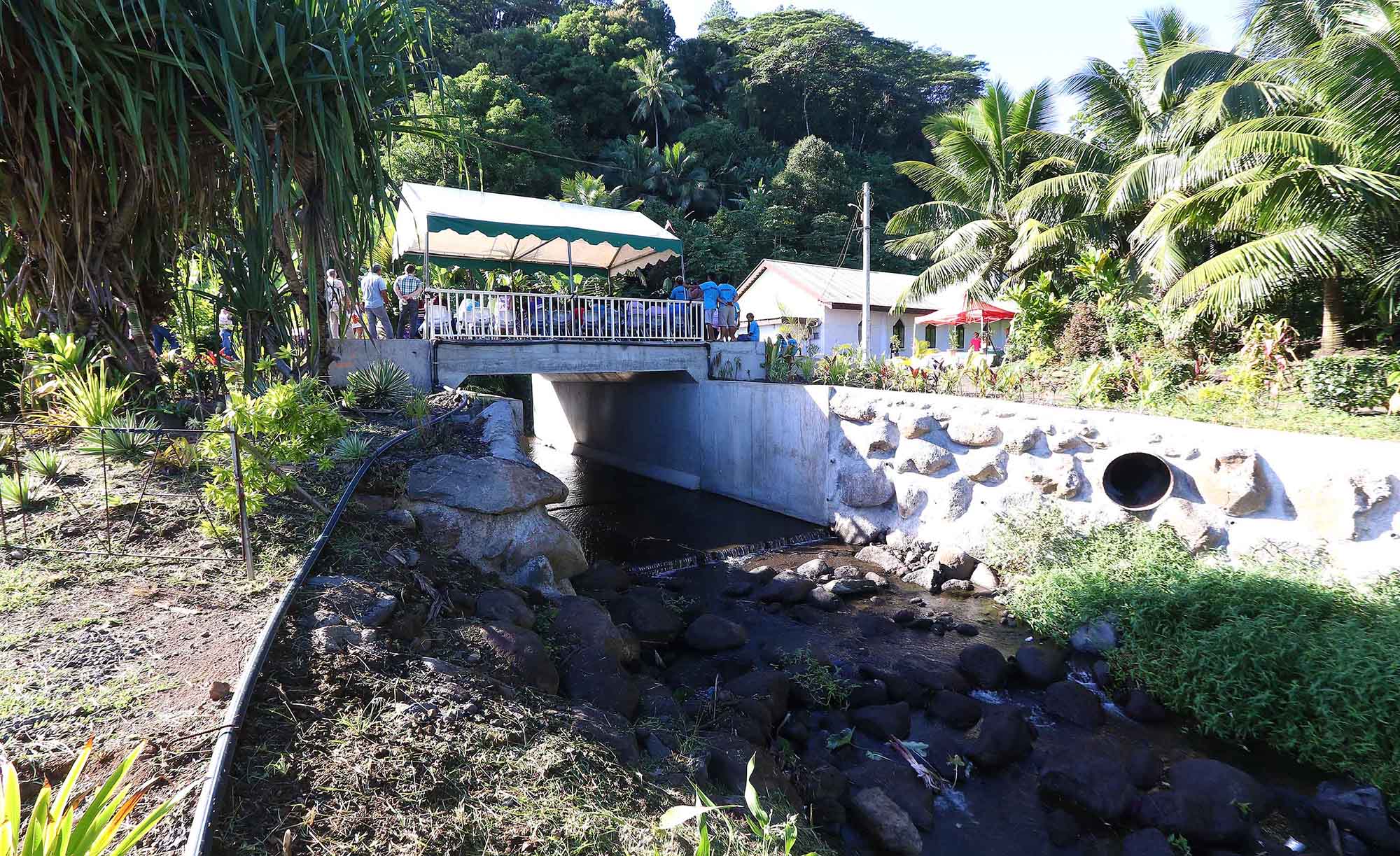 Le gouvernement en visite à Orofara, Nivee et Papara