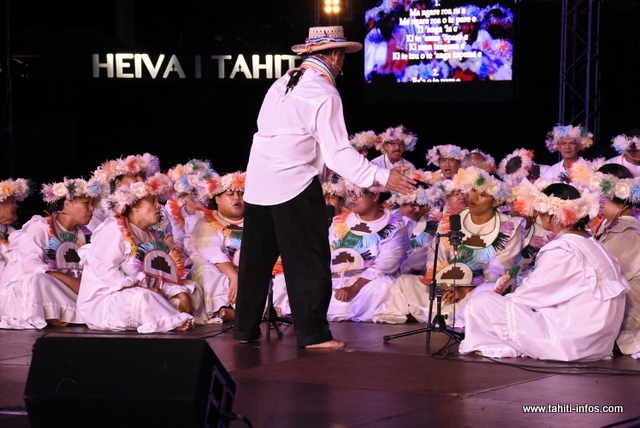 La prestation de "Tamari'i Rapa nō Tahiti" en photos