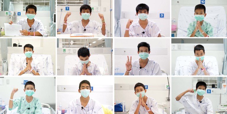 Thaïlande: les jeunes rescapés de la grotte sortiront jeudi de l'hôpital