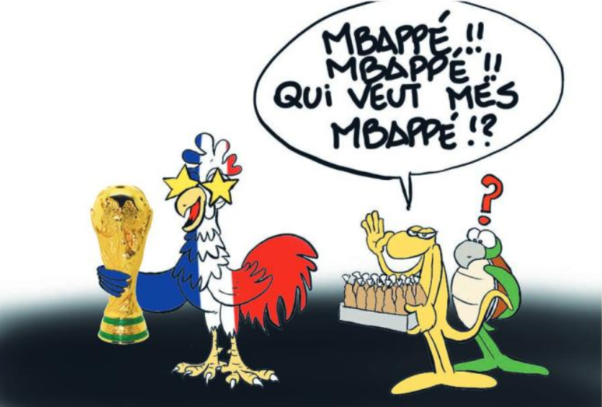" La France championne du monde " par Munoz