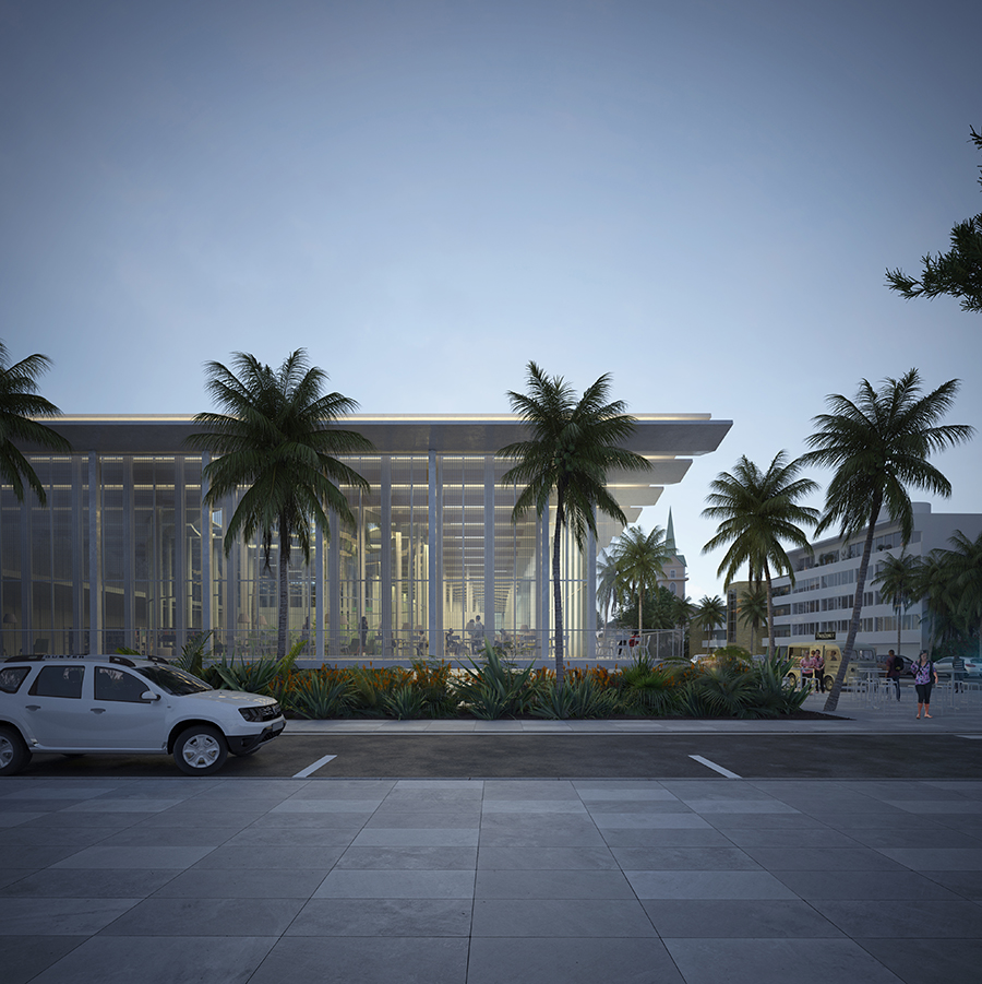 Le pôle culturel Paofai abritera une médiathèque et Un centre d’art contemporain.