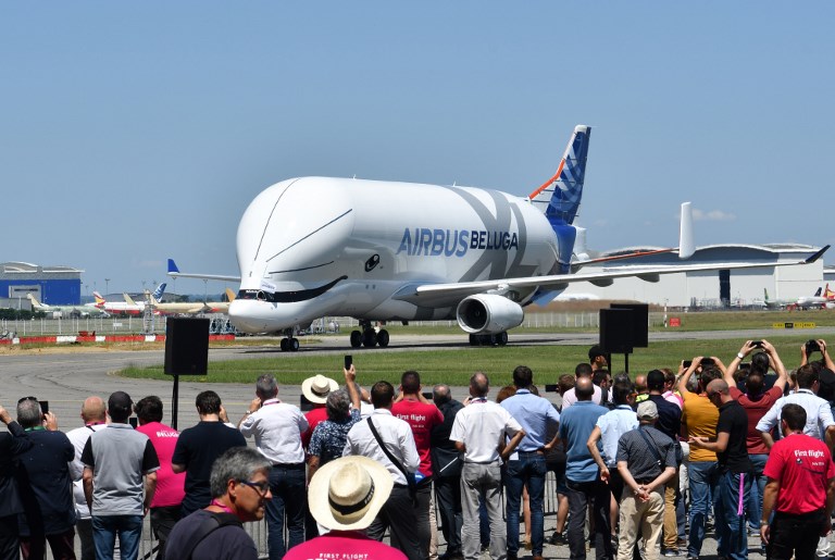 Premier vol du Beluga XL, le nouveau géant de la famille Airbus