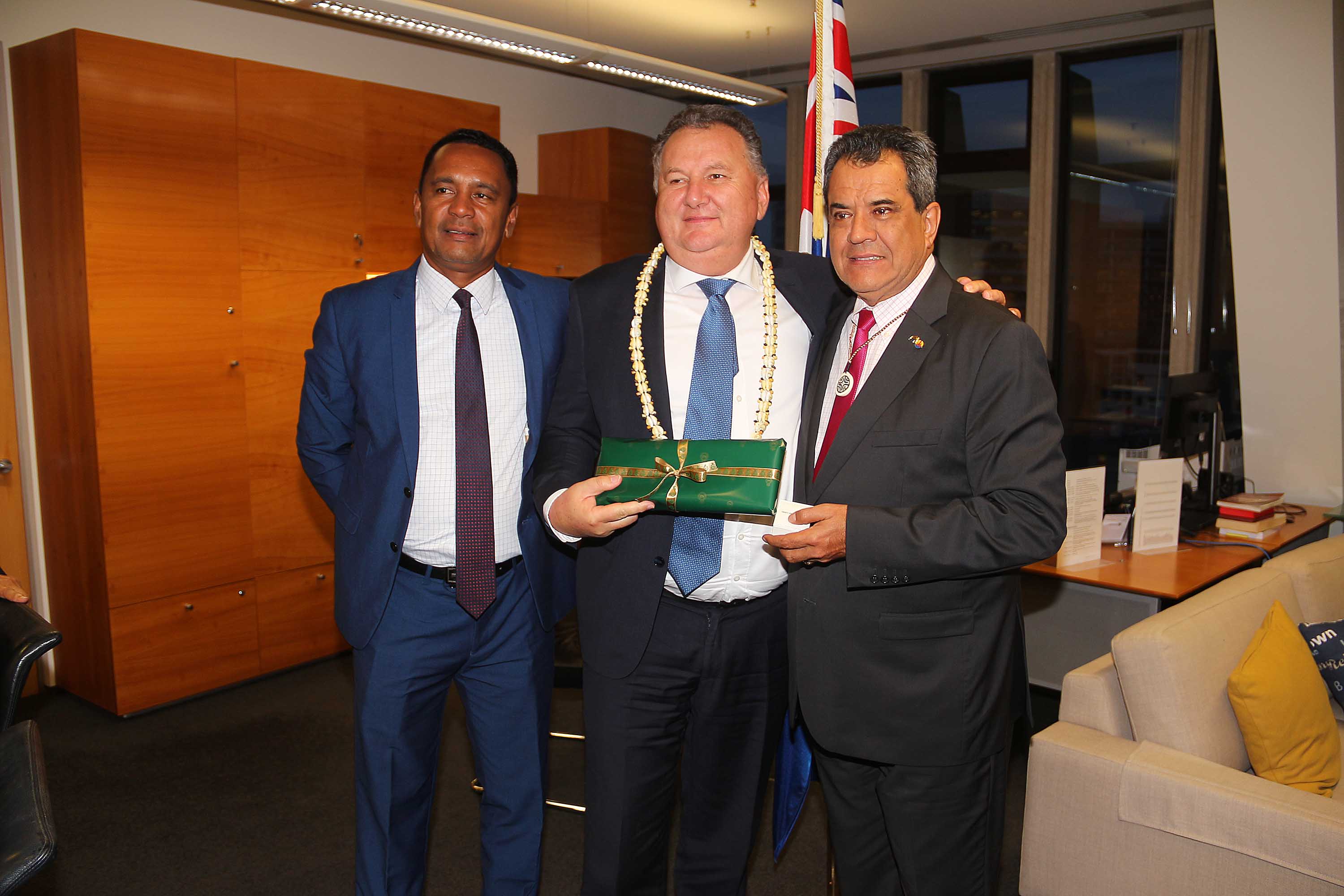 Un entretien s’est également déroulé, dans l’après-midi, avec le ministre néo-zélandais en charge du développement régional, Shane Jones.