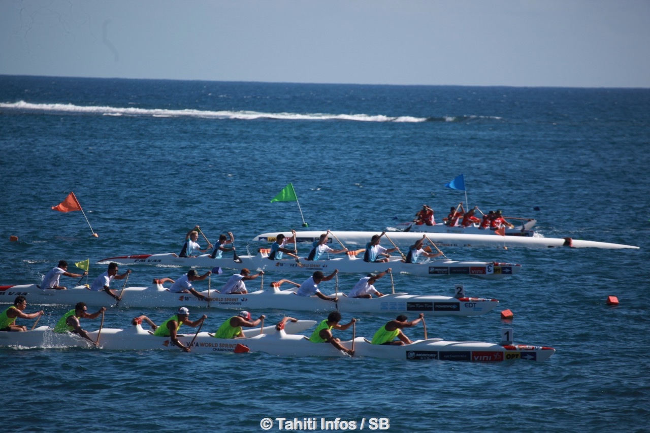 Beaucoup d'émotions, avec ici le chavirement d'une V6 au contournement de bouée