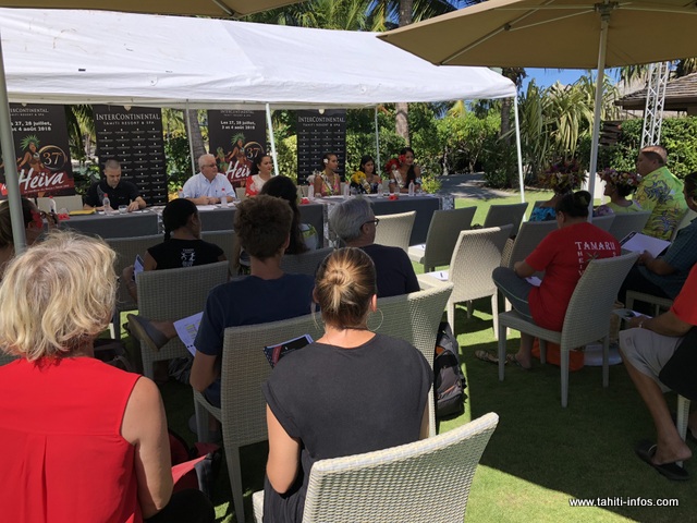 La direction de l'Intercontinental a présenté, ce mardi matin, la 37ème édition de son Mini Heiva, qui démarrera vendredi soir.