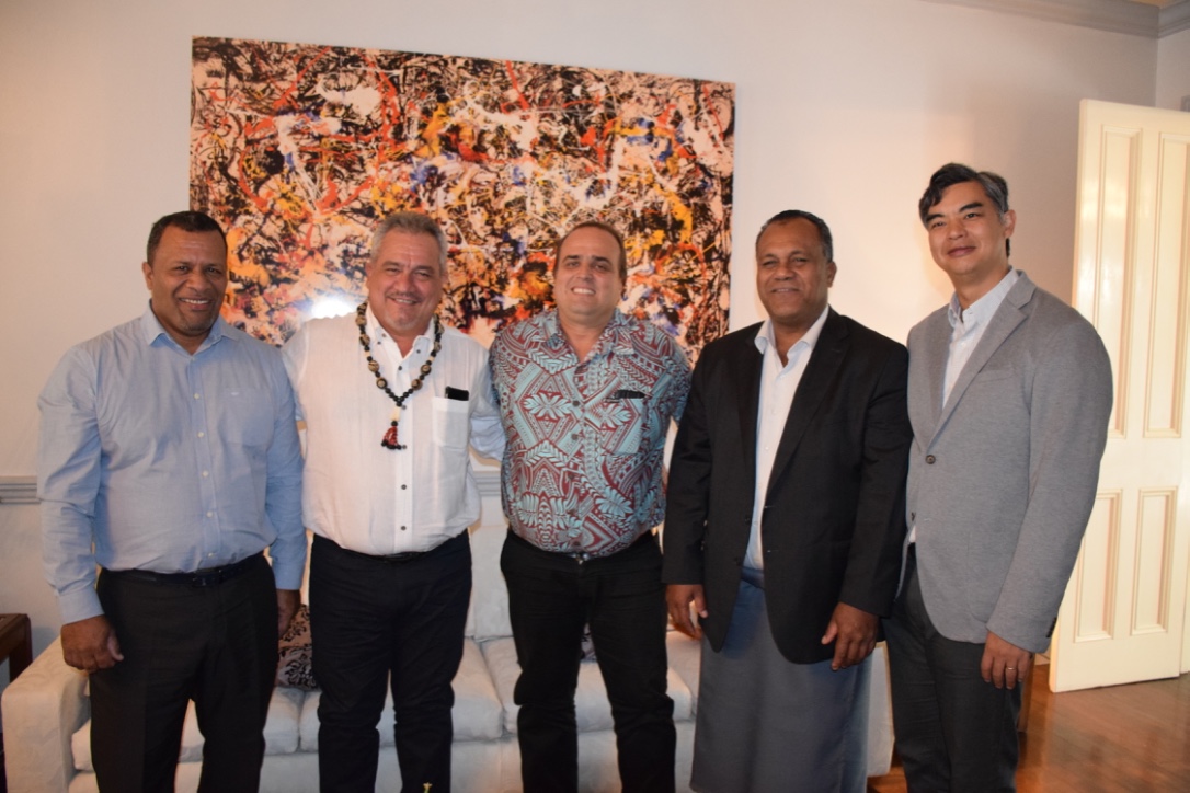 Heremoana Maamaatuaiahutapu en mission aux Fidji