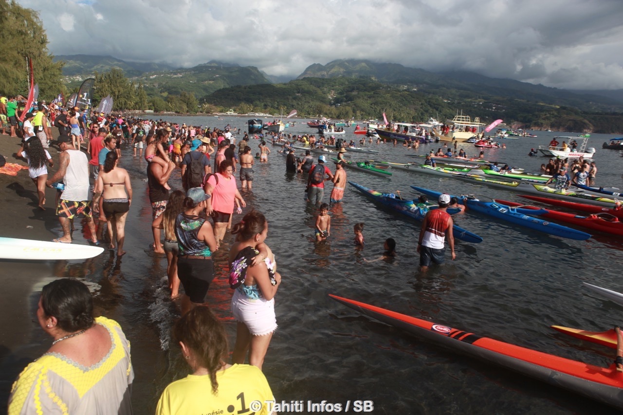 Il y avait une belle ambiance aujourd'hui à la Pointe Vénus