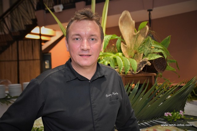 Jérémy Martin, le chef exécutif de cuisine du Méridien.