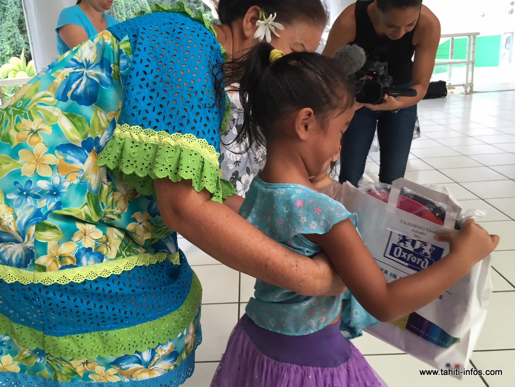 158 écoliers de Punaauia bénéficient de l'opération cartable à la rentrée 2018