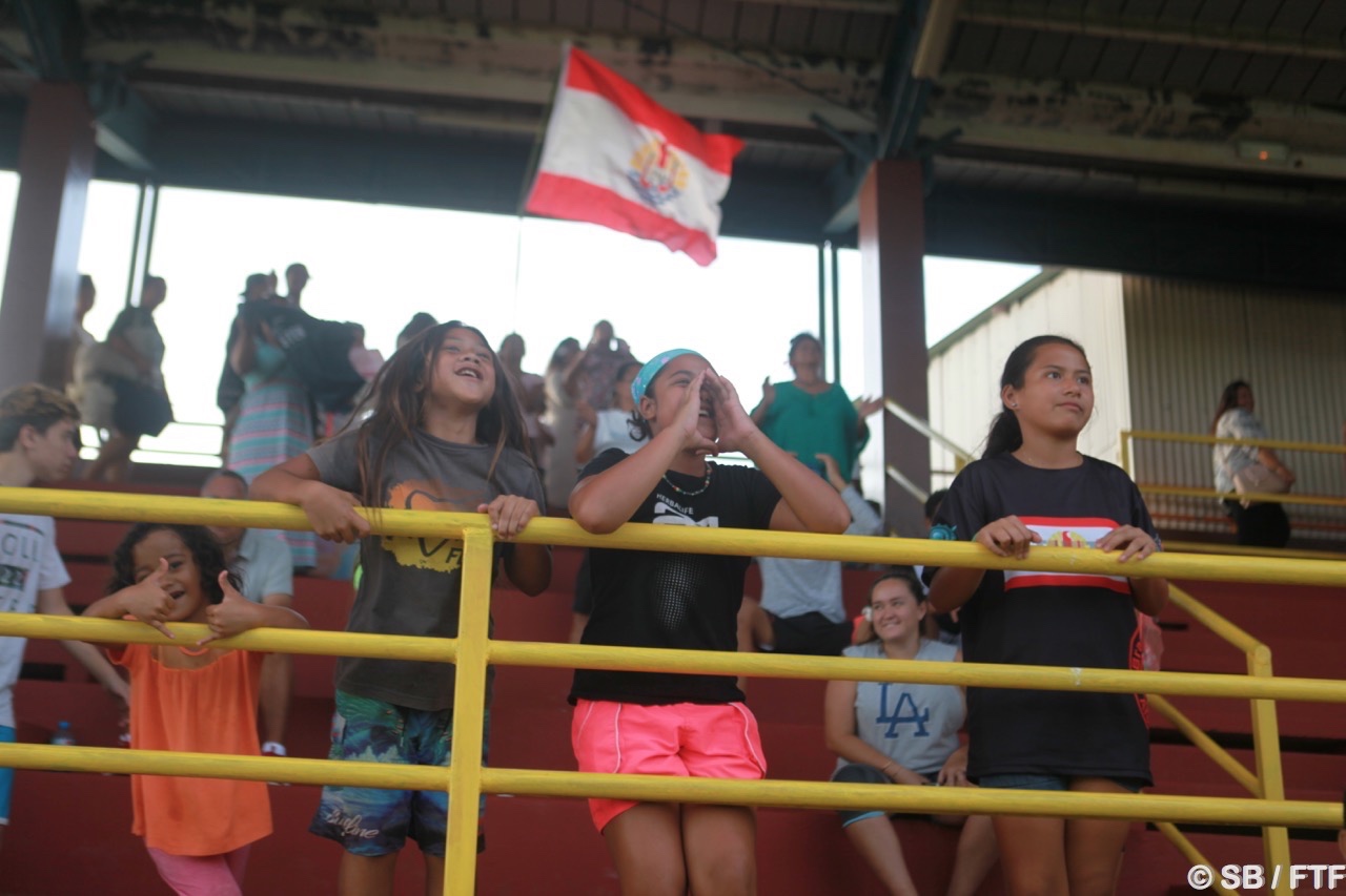 Le public était là pour supporter son équipe